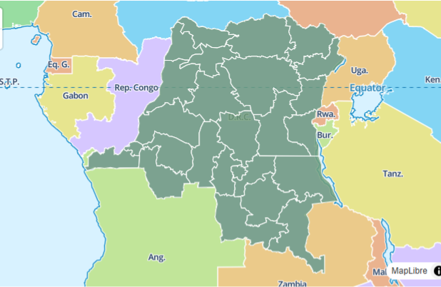DRC Administrative Map